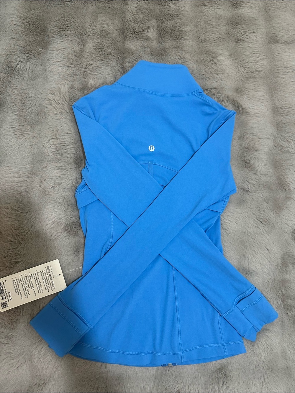 NWT Lululemon Define Jacket Nulu Size 4 Pool /Mirror Silver - Picture 5 of 5